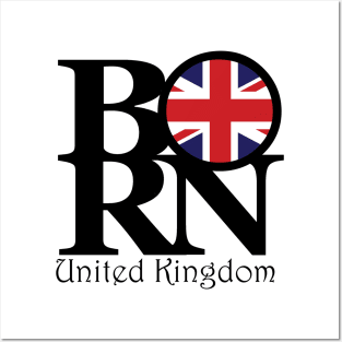 United Kingdom BORN Posters and Art